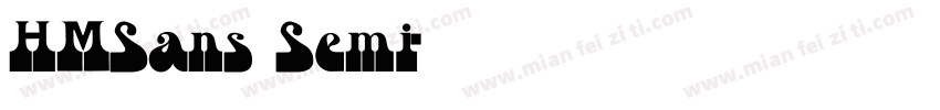 HMSans Semi字体转换